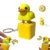 Duckling Quack Fidgety Toy Duck Keyboard Keycap Regulator Rattle Button Sound Keychain Decorative Ornament Relieve Stress