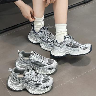 Папины кроссовки для женщин, Новые дышащие спортивные и повседневные кроссовки, Универсальные кроссовки на толстой подошве
