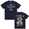 Singer Camilo Tribu Album Tour 2025 Merch Tshirts Unisex Women High Quality Vintage 90s T Shirt Unisex Harajuku Casual Summer Tshirt
