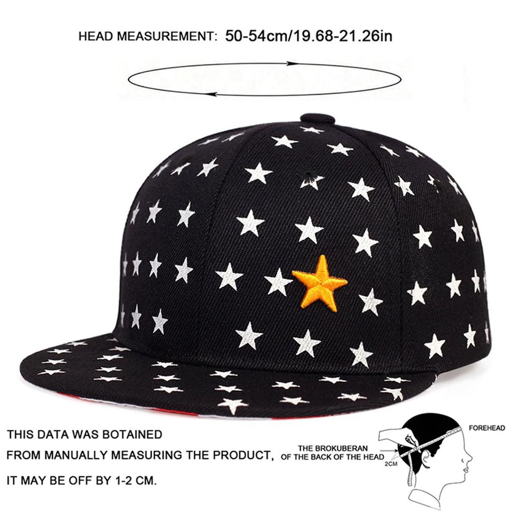 Children Pentagram Embroidery Graffiti Printing Cotton Baseball Hat Boys and Girls Spring and Autumn Casual Hats Fashion Hip Hop Caps Snapback Cap