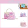 Trendy Mini Pearl Handbag For Children Chic Shoulder Bag With Breathable Material
