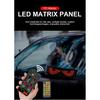 Dynamic Devil Eyes Light Truck Car Window Flexible LED Display Programmable Pixel Panel APP Control Remote Advertising Screen