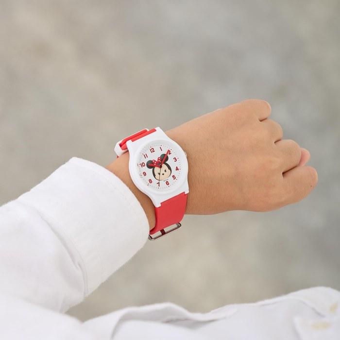 [Citizen Q&Q] Часы Аналоговые Disney TSUMTSUM Минни Маус Водонепроницаемые Уретановый Ремешок V06A-504VK Красный