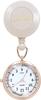 Pocket Watch with Pulse Memory Reel Luminous Console Pink Beige [Fieldwork] Women's ASS154P-5