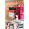 5 Compartments Metal Clothes Hanger - Clothes Trousers Scarf Scarf Organizer