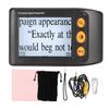 Digital Magnifier 3.5in LCD 2X‑25X Magnification AV Output Reading Magnifier for Book Newspaper