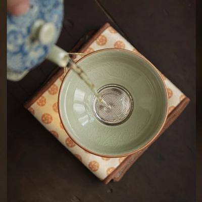 Цветы Китайское ситечко для заварки чая Керамическое ситечко Чайная посуда Синий Дзен Чайные аксессуары Инструменты Фильтр-сито Для чайника Магазин Лили Дэн
