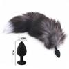 Анальная пробка, секс-игрушка с длинным лисьим хвостом и сексуальная порнографическая сексуальная игрушка, набитая за ягодицы, пара, ролевые игры, аксессуары для взрослых