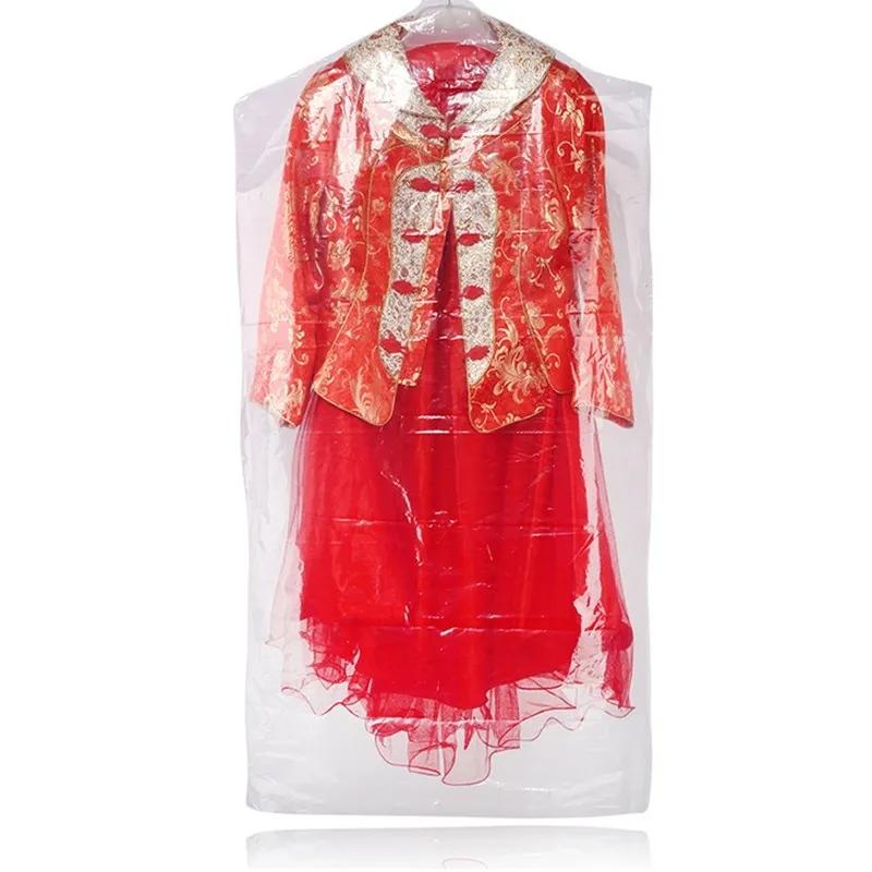 Transparent Household Clothing Dust Cover 30 Pieces Disposable Clothing Store Clothes Protect Cover Men's Suit Coat Storage Bag