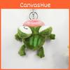 Fun And Charming Green Plush Frog Keychain Cartoon Toy Perfect For Girls Gifts