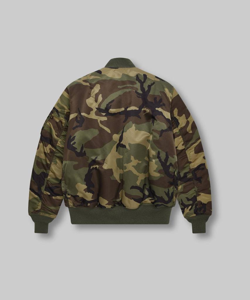 Летная куртка Alpha Industries Ma-1 Камуфляж Woodland