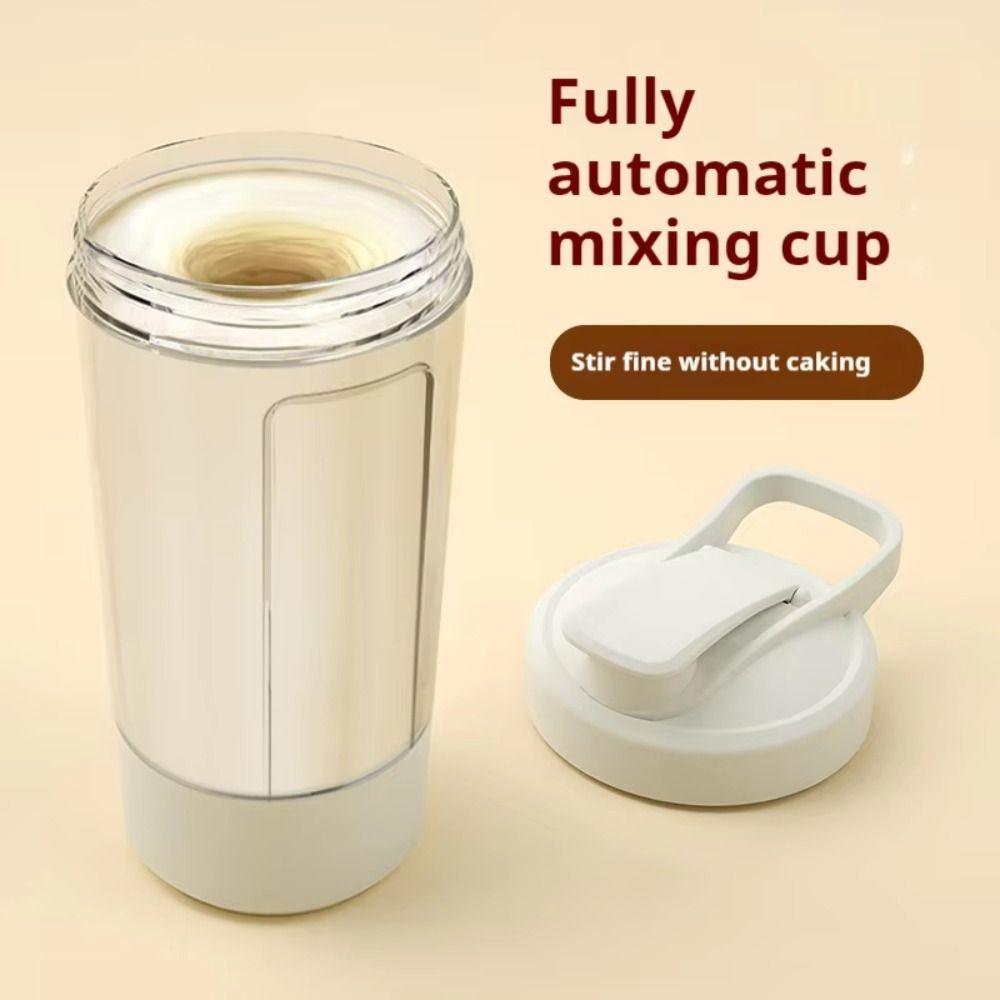 400ml Protein Shake Bottle USB Rechargeable Auto Mixing Mug Protein Shake Mixer  for Fitness