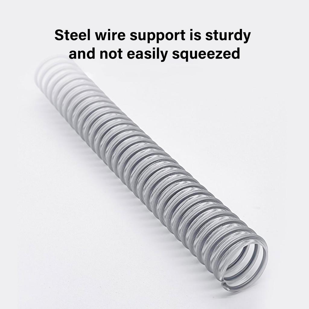 Pack of 2 Replacement Lower Hose Flexible Hose Vacuum Cleaner Replacement Part ABS Texture Suitable for Vacuum Cleaner