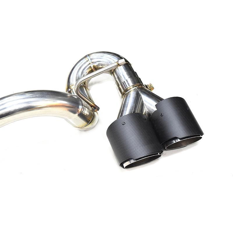 BMW 5 серии E60 520/523 M5 Квадровых выхлопных труб, Прямая установка, Глушитель из нержавеющей стали и углеродного волокна