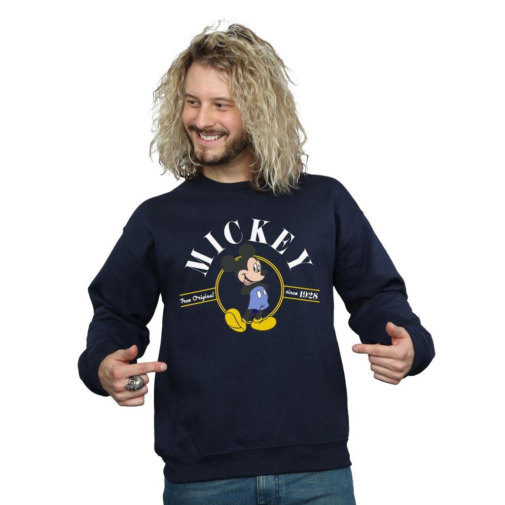 Disney Mens Mickey Mouse True Original Sweatshirt