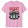 Merry Trashmas Raccoons Christmas Holidays Unisexs TShirt Unisexs Tee Graphic Top