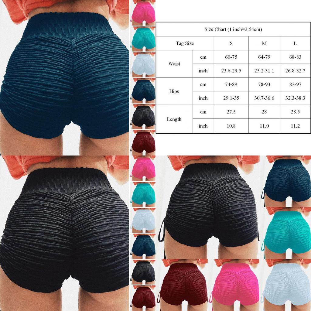 Женские спортивные шорты Атлетические для зала Тренировки Push Up Подтягивающие Фитнес Йога Леггинсы Брюки С подчеркивающей фигуру посадкой И яркими цветами