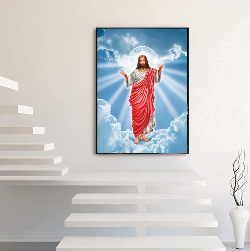 Полная 5D DIY Алмазная Живопись «Религиозная Фигура» Алмазная Вышивка Полный Крестик Домашний Декор Ручная Работа Подарок