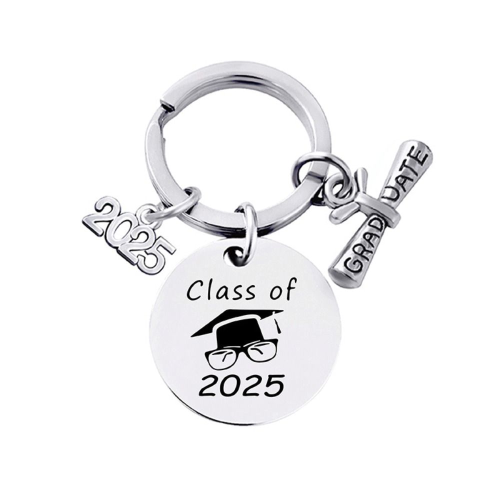 Подарки на выпускной 2025 года, брелок для выпускника средней школы, аксессуары, брелок