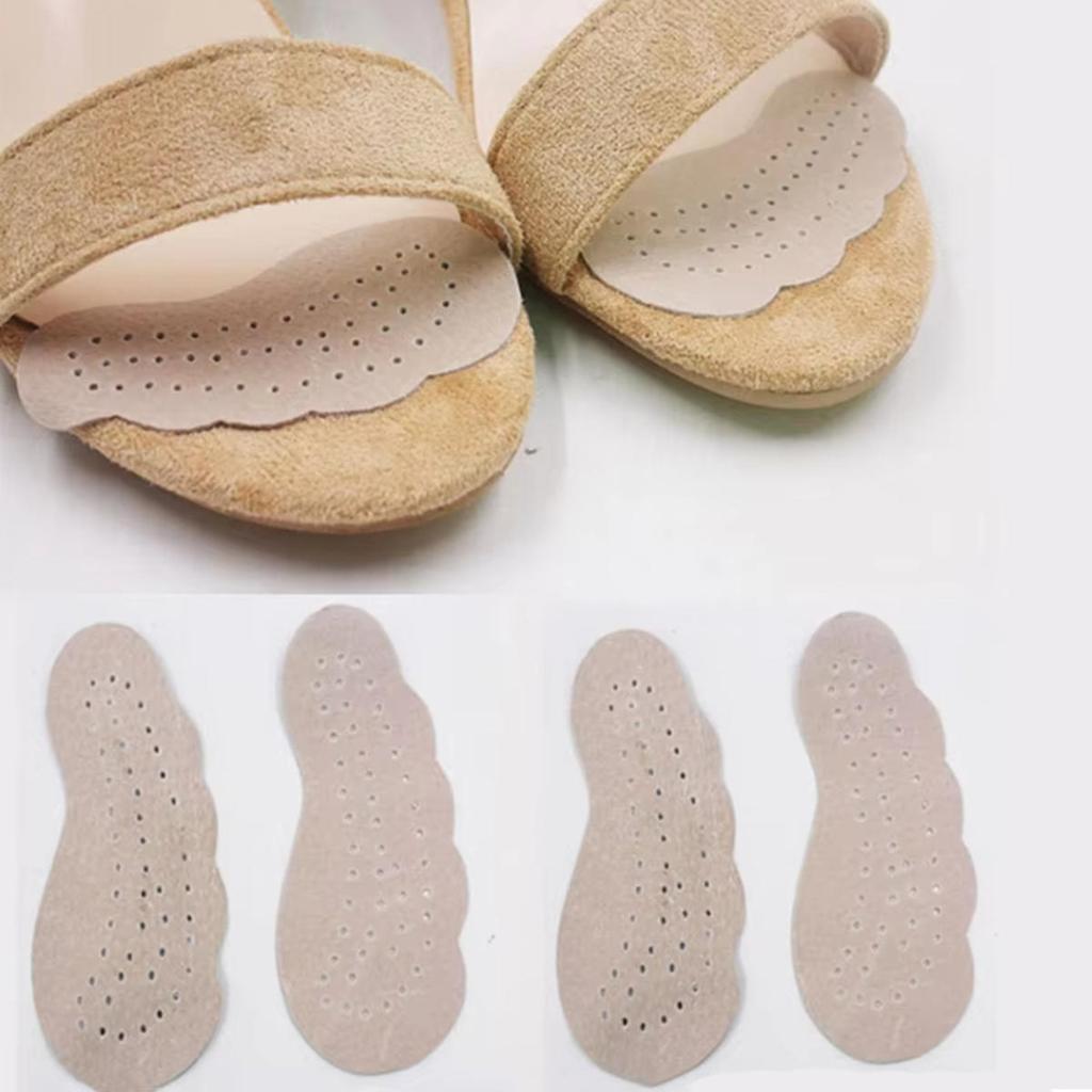 Leather Forefoot Pad for Women Sandals High Heels Non-slip Shoes Insoles for Women's Shoes Insert Adhesive Anti Slip Stickers