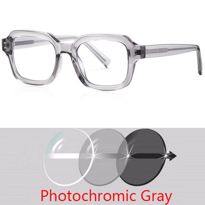 Square Retro British Style Optical Frame European Fashion Eyeglass Frame 0 -1.0 -1.5 -2.0 -2.5 To -6.0