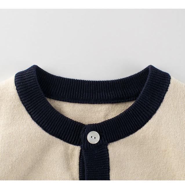 Детский кардиган для мальчиков, вязаный свитер, осенний свитер на пуговицах, кардиган для маленьких мальчиков