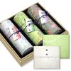 Condolence Incense Gift Set In Paulownia Wood Box 3 with Inner Made In Low Perfect for Memorial First and 49th Day Memorials [Hanakurabe Types,