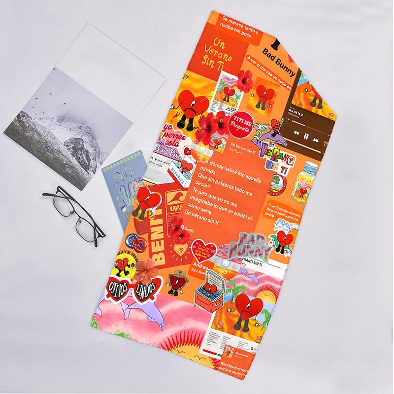 Bbunny Heart Fashion Beach Towel: Ideal for Summer Adventures Soft, absorbent and quick drying suitable for swimming and bathing