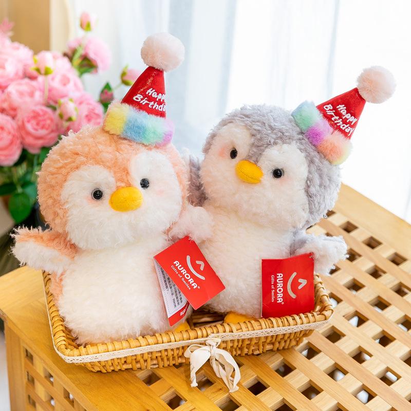 Couple Penguin Doll Aquarium Plush Toy Children's Soothing Doll Catching Machine Doll Girl Gift