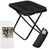 By Camping FjU Folding Outdoor Folding Chair [Recommended Instructors] Chair, Camping, Chair, (variations) (black)