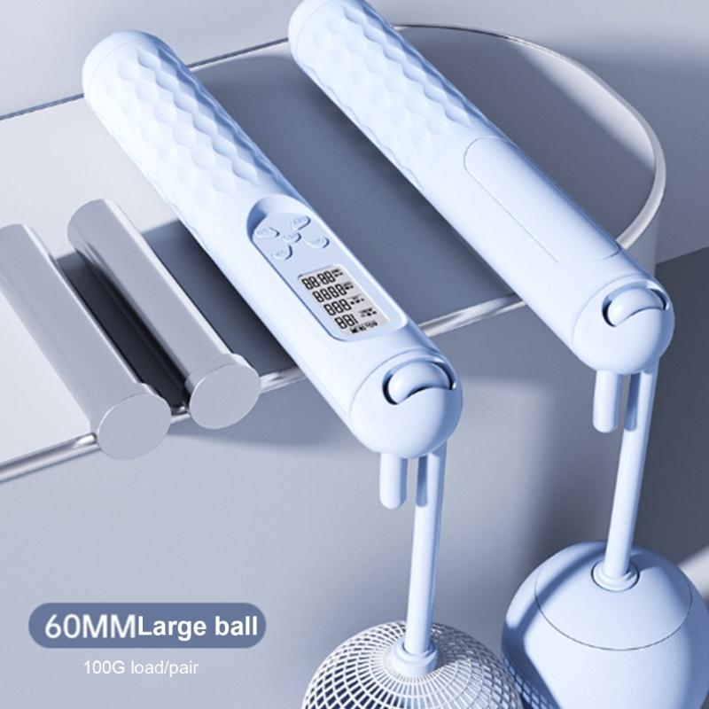 Weighted Skipping Rope with Precisions Counter Digital Counting Cordless Jump Rope For Adult Indoor and Outdoor Exercise