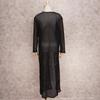 Sexy Black Bikini Cover-ups Chiffon Tunic Long Kimono Women Summer Wrap Dress Beach Wear Swimsuit Cover Up