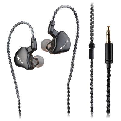TinHiFi C1 Проводные Hi-Fi Музыкальные Игровые 10 мм DLC Композитные Двойной Магнитный Контур Удобные для Наушников Без Микрофона, Звук, и Совместимые, Диафрагма,