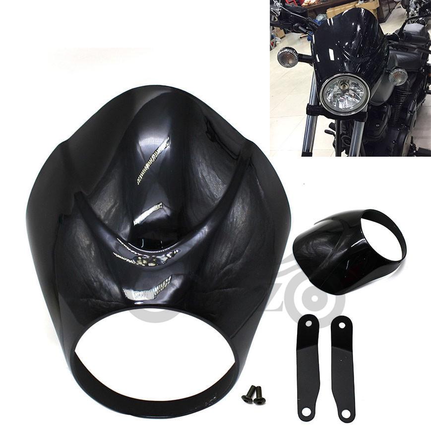 Harley-Style Headlight Fairing for Yamaha XV950 & Metropolitan