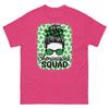 Shenanigans Squad St Patricks Day Unisex Girls Messy Bun TShirt
