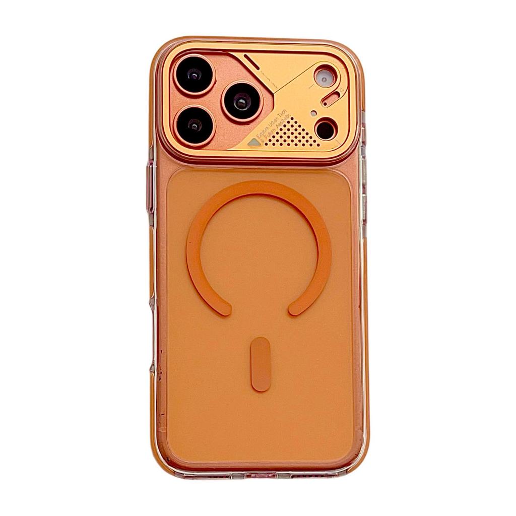 Премиальный чехол для iPhone 17 Pro Max: Двухцветный дизайн «Ледяной кристалл» с магнитной фиксацией и полной защитой от падений