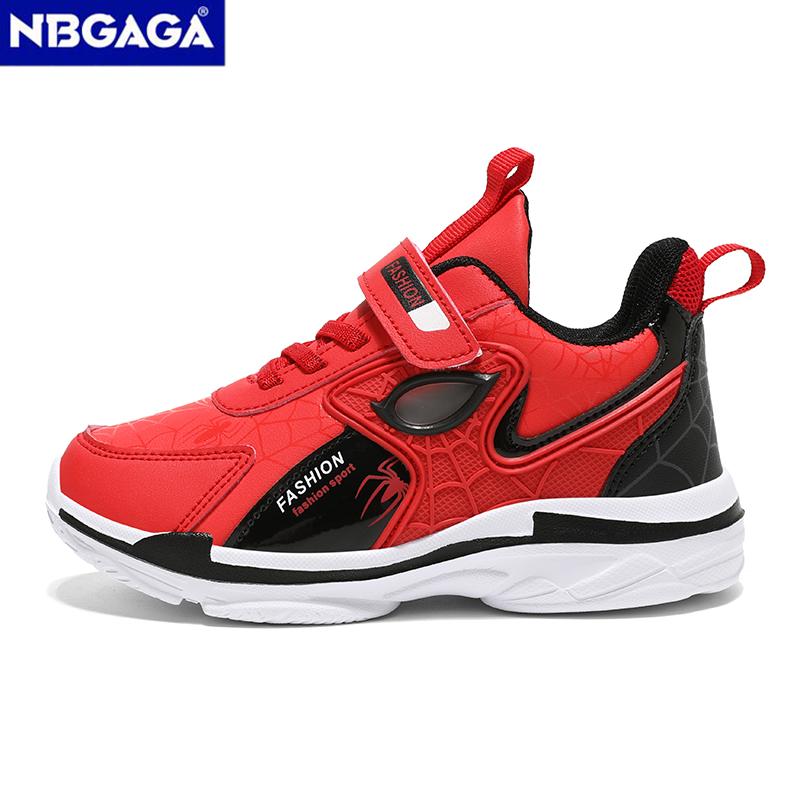 Sport Kids Leather Shoes Comfort Casual Walking Shoes for Children's Outdoor Basketball Shoes Non Slip Teen Boys Running Sneaker