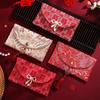 High-End Chinese Red Fabric Envelope for Wedding Gift