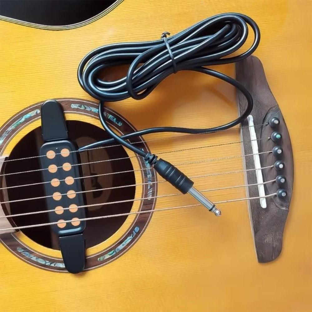 Connect Amplifier Musical Instruments Pickup Sound Hole Acoustic Guitar Pickup Guitar Parts