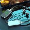 Беспроводной наушник Bluetooth-совместимая гарнитура LED-дисплей Подвесной шейный Водонепроницаемый Беспроводные наушники-шейный ободок