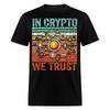 В Крипто мы Верим футболка Смешная футболка с Биткоином ETH LTC XMR BTC Крипто Футболка S-6XL