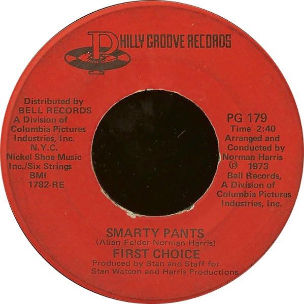 7inch Record FIRST CHOICE - Smarty Pants / One Step Away PG179 Philly Groove R 1973 US Soul/Funk Used