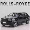 1:32 Металлический Модель Автомобиля Игрушка Rolls Royce Cullinan SUV Литой Металл Симуляция Звук Свет Внедорожник Модель Коллекция Детская Игрушка