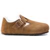 Birkenstock Лондонские тапочки из овчины Унисекс Тапочки Коричневые 1014963