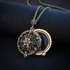 Necklace Magnifying Glasses Pendant Copper Alloy Pendant for Grandparents To Provide The Best Gift