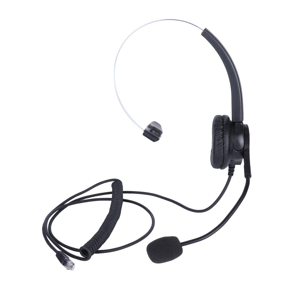 VH500‑RJ9 Telephone Headset Adjustable Headphone with Noise Cancelling Microphone