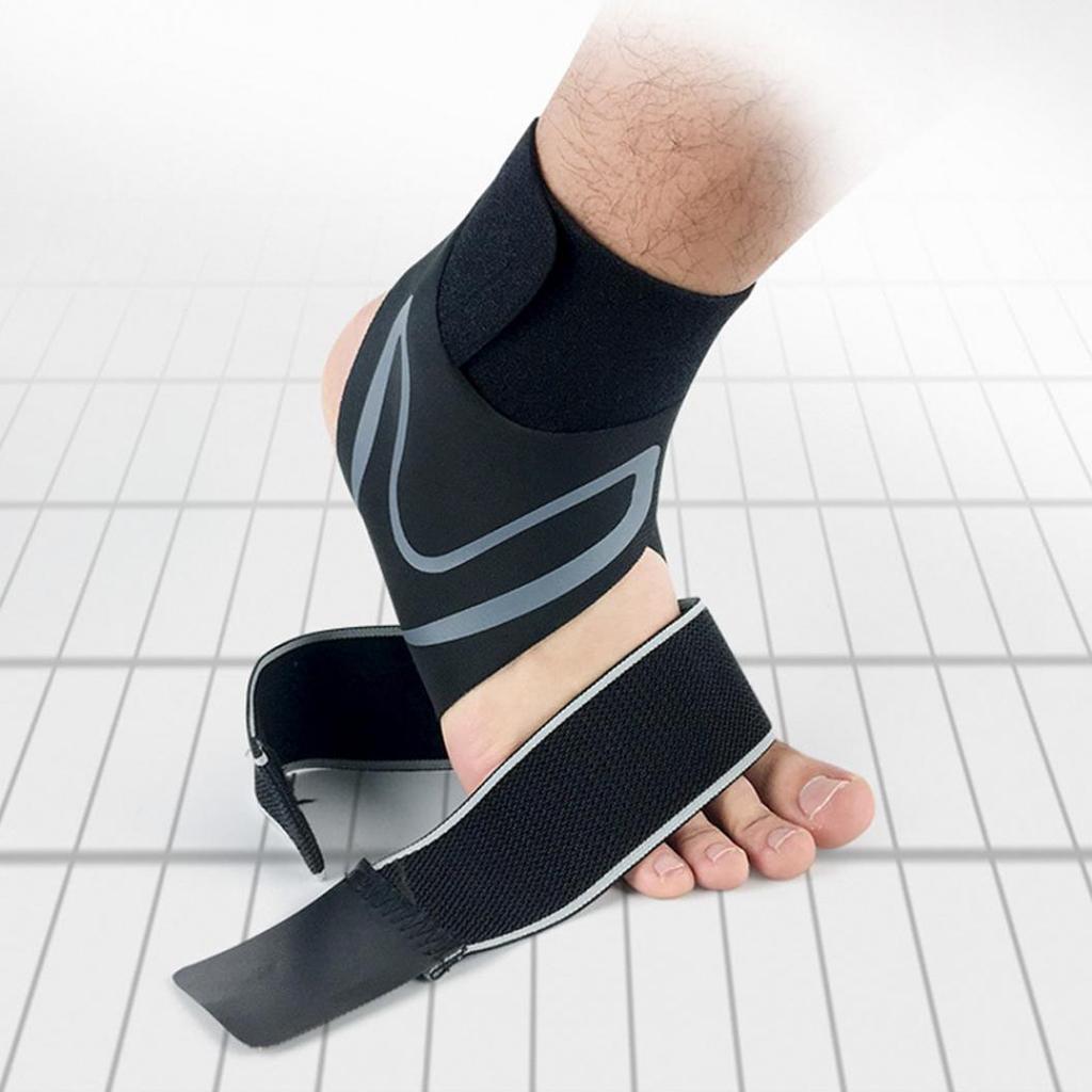 1 шт. дышащий эластичный бандаж для лодыжки и стопы, поддерживающий компрессионную защиту