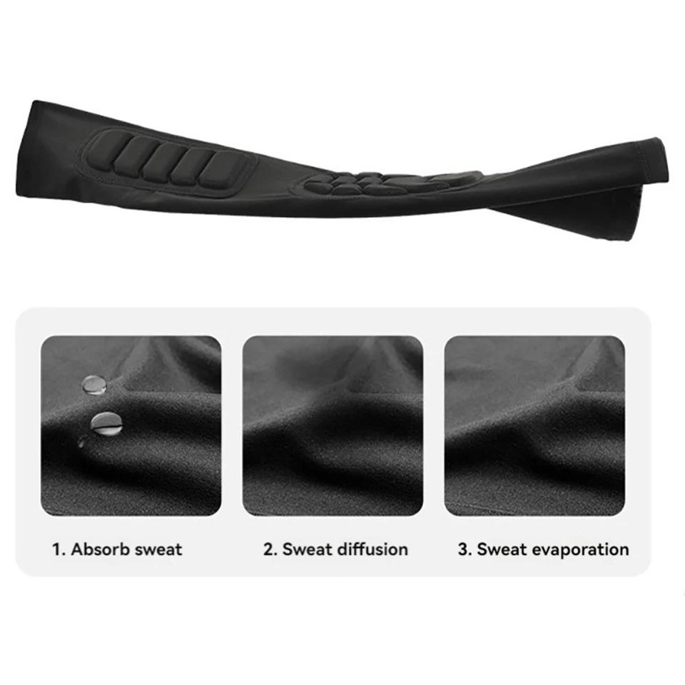 1 шт. спортивные наколенники удлиненные дышащие гетры противоскользящие амортизирующие двойные анти-столкновения для спорта на открытом воздухе для мужчин и женщин