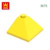 66 шт./лот 3675 Деталей Наклонный Кирпичик 3x3 Точки Блок Модульные Детали MOC Совместимо с DIY Детской Игрушкой Компоненты для Сборки