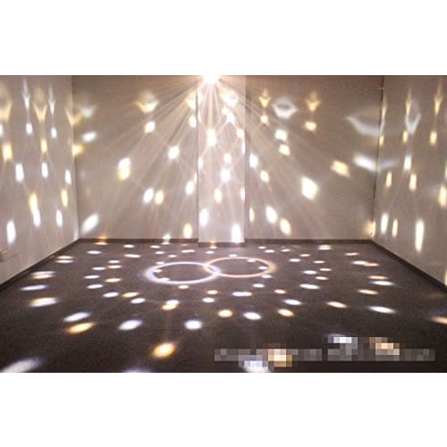 RGB LED Crystal Disco Magic Ball with Remote Control, DMX Effect, Multicolor